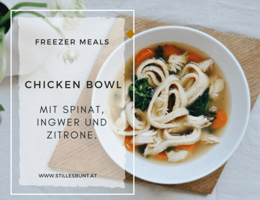 Freezer Meals, Kräftige Hühnersuppe mit Ingwer und Zitrone